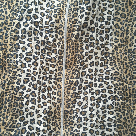 Westbound Woman Leopard Moleskin Zip Jacket 3x BN - Picture 3 of 4